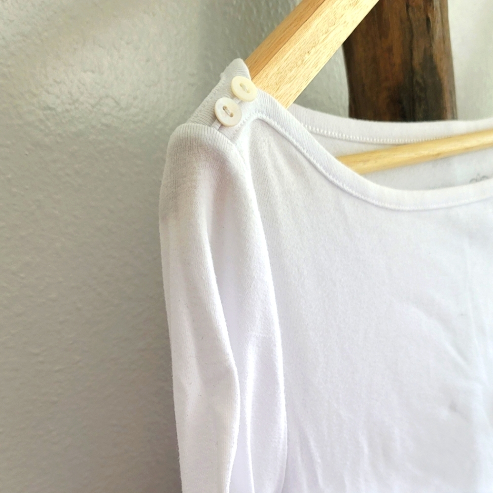 White elbow shirt!